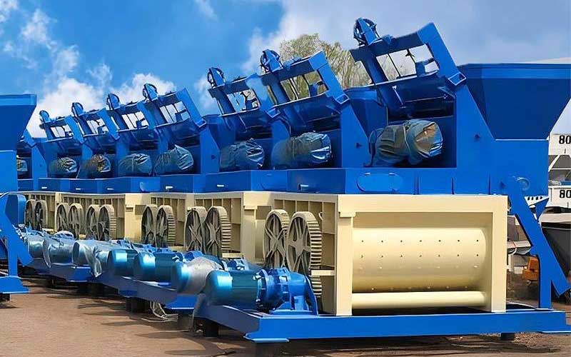parts-Forced-Twin-shaft-Mixer